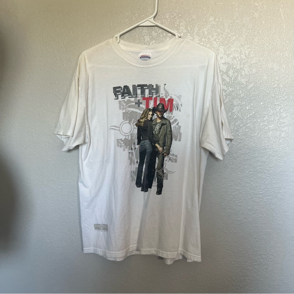 Vintage Tim McGraw Faith Hill Concert T Shirt 2006